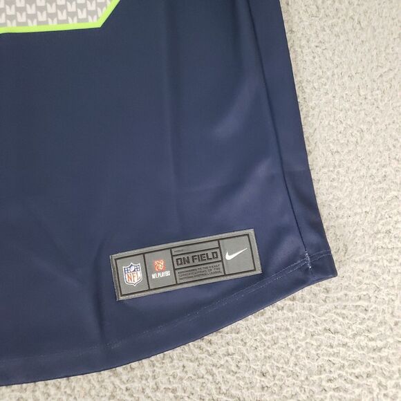 Seattle Seahawks Jersey Womens Medium Blue Nike On Field 33 Jamal Adams New Tags - Picture 5 of 12